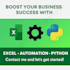 create and automate advanced excel systems with macros