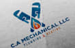 create a minimalist creative plumbing and heating logo design