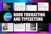 do book formatting and typesetting, ebook, brochure and catalog design in canva