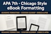 format ebook, academic paper, apa 7th, chicago, textbook citations reference