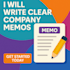 create clear professional memos and internal communications