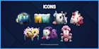 design stylized minecraft icon