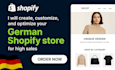 create, customize, and optimize your german shopify store for high sales