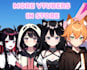 design vtuber model and rig live2d vtuber art, vtuber character in anime style