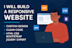 develop a professional custom website as your expert developer
