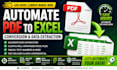 automate PDF to excel conversion and data extraction