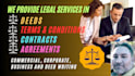 draft, review and translate legal documents