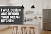 do kitchen interior design and render of kitchen design