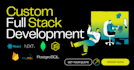 build custom website as full stack website developer, website development