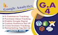 setup or fix google analytics 4, ga4 ecommerce and conversion tracking with GTM
