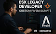 create custom fivem scripts, optimize and fix bugs esx qbcore