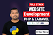 develop a professional laravel website, PHP laravel developer, custom web app