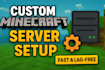 setup and develop your minecraft server with custom plugins