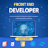 front end and react js developer HTML CSS js bootstrap tailwind