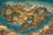create custom fantasy map illustration