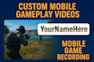 record mobile gameplay with your custom name