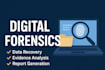 do digital forensics, malware and log analysis and cybercrime investigation