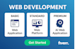 do building the web application as a full stack developer