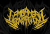 custom blackened death metal logo design