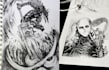 draw a detailed ink illustration
