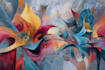 make magical abstract art, psychedelic, surrealism, cubism