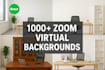 design zoom virtual background with your logo