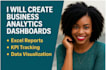 create professional excel dashboards and business analytics