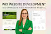 build responsive wix website, wix development redesign wix custom website