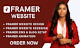 design your modern and responsive website in framer