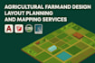 create agricultural farmland design and layout planning