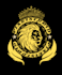design a premium golden royal emblem logo lion and laxur