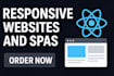 build fast, responsive react websites and single page apps
