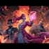 do a professional illustration, splash art, comic cover, book cover