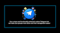 build a custom telegram bot with python