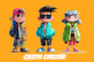 design custom cartoon character, illustrations