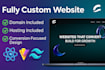 create a profesional website