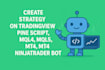 create strategy on tradingview pinescript, mql4, mql5, mt5, mt4, ninjatrader bot