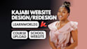 create kajabi website, landing page, sales funnel, kajabi blog and course upload