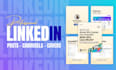 design linkedin carousel post