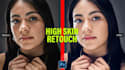 natural portrait and skin retouch