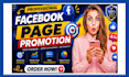 grow your facebook page with organic promotion and real active followers