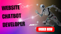 develop ai website, ai chatbot, ai web application, ai bot developer