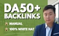 build high da 50 or higher backlinks for google off page seo ranking