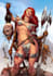 draw a professional comic book illustration, splash cover