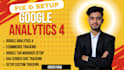 setup google analytics 4, ecommerce tracking, with GTM