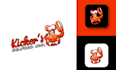 do modern super high quality custom crab logo