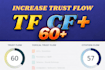 improve your website majestic tf cf score to over 60 plus