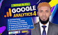 setup or fix google analytics 4, ga4 ecommerce tracking, conversion tracking gtm