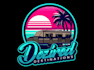 do modern custom travel logo