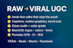 create engaging viral ugc tiktok insta reels from your content